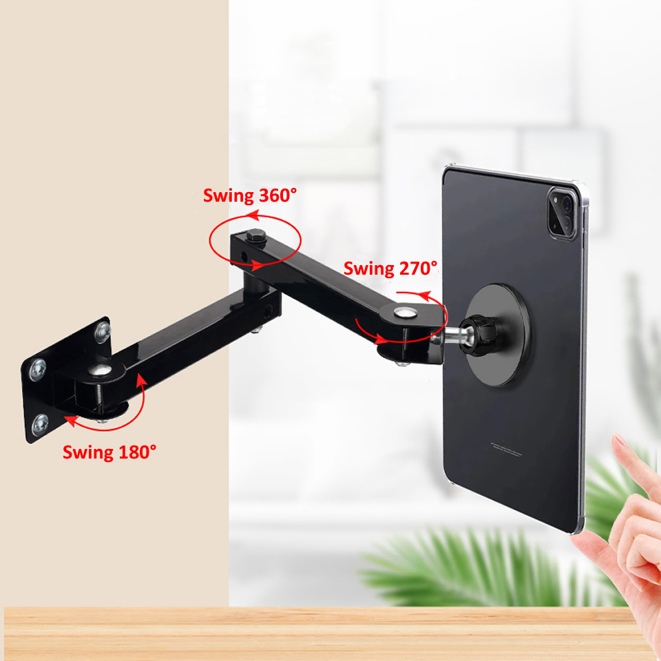 Ulefone Tablet Accessories - 벽걸이 마그네틱 태블릿 스탠드 롱암 신축성