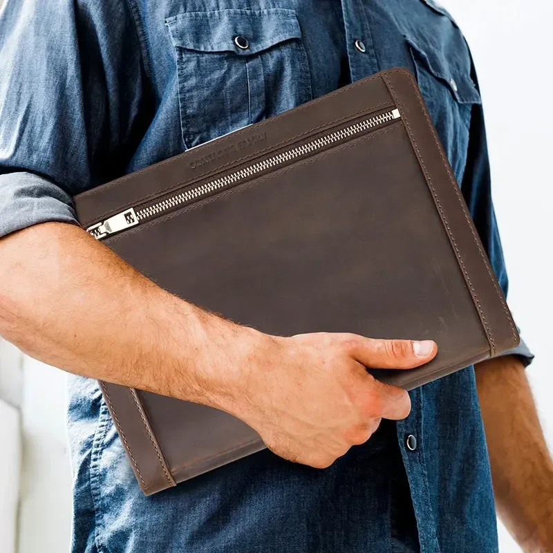 지퍼 펜 슬롯이 있는 애플 아이패드용 가죽 태블릿 보관 - Tablet Tech Accessories 리뷰 및 가격