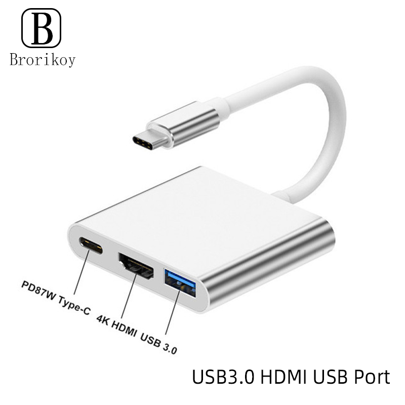 3 in 1 USB 타입 C 허브, 4K HDMI HD - Tablet Accessories For Samsung 리뷰 및 가격