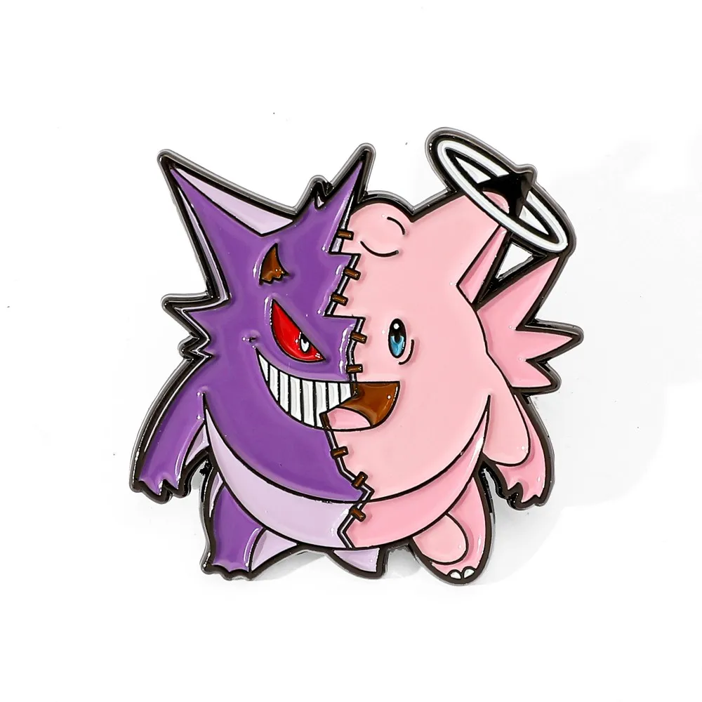 1 Pc 애니메이션 만화 브로치 잘생긴 Gengar 에 - Tablet Cute Accessories 리뷰 및 가격