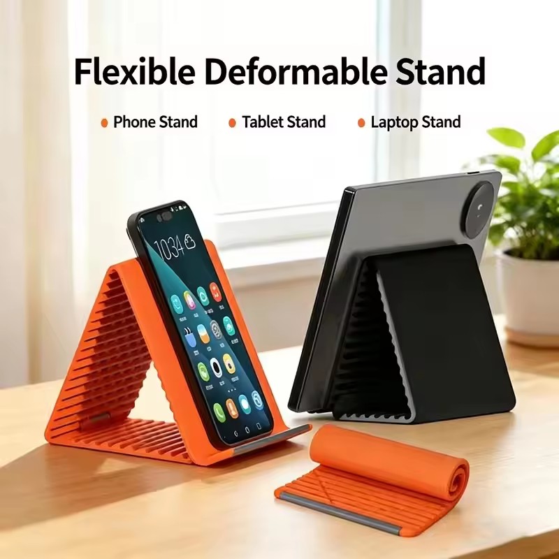 휴대용 실리콘 폰/태블릿/노트북 거치대, 창의적인 접이 - Laptop Tablet Accessories 리뷰 및 가격