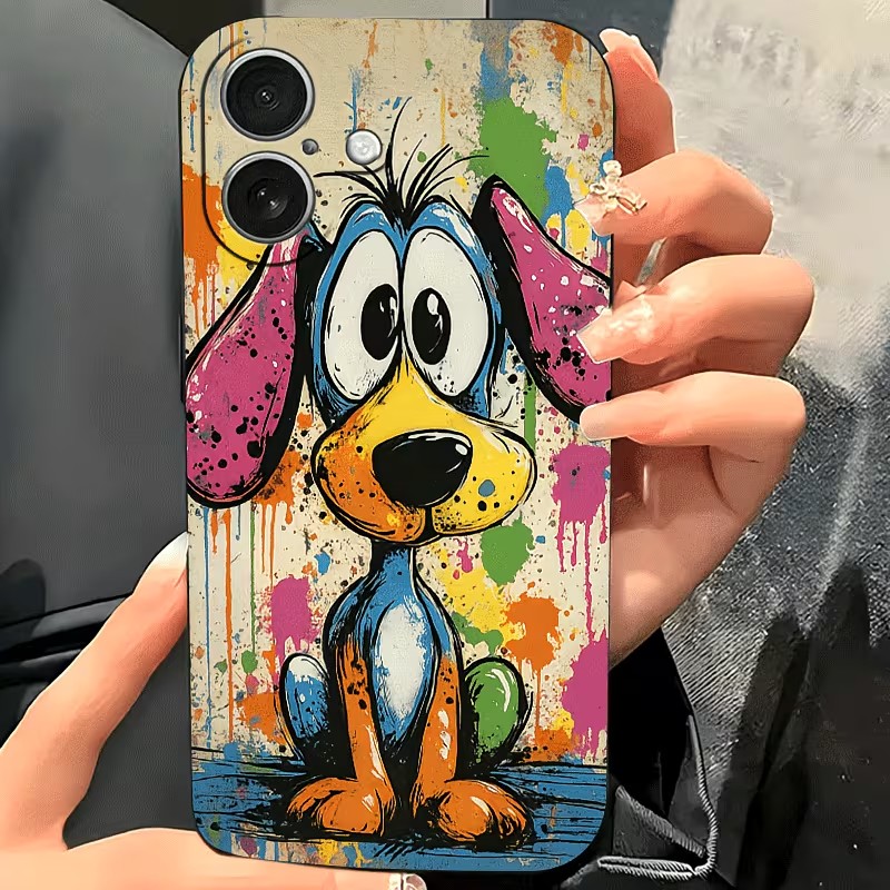 그래피티 컬러 강아지 TPU 폰 케이스 (아이폰 17, - Apple Iphone 15 리뷰 및 가격