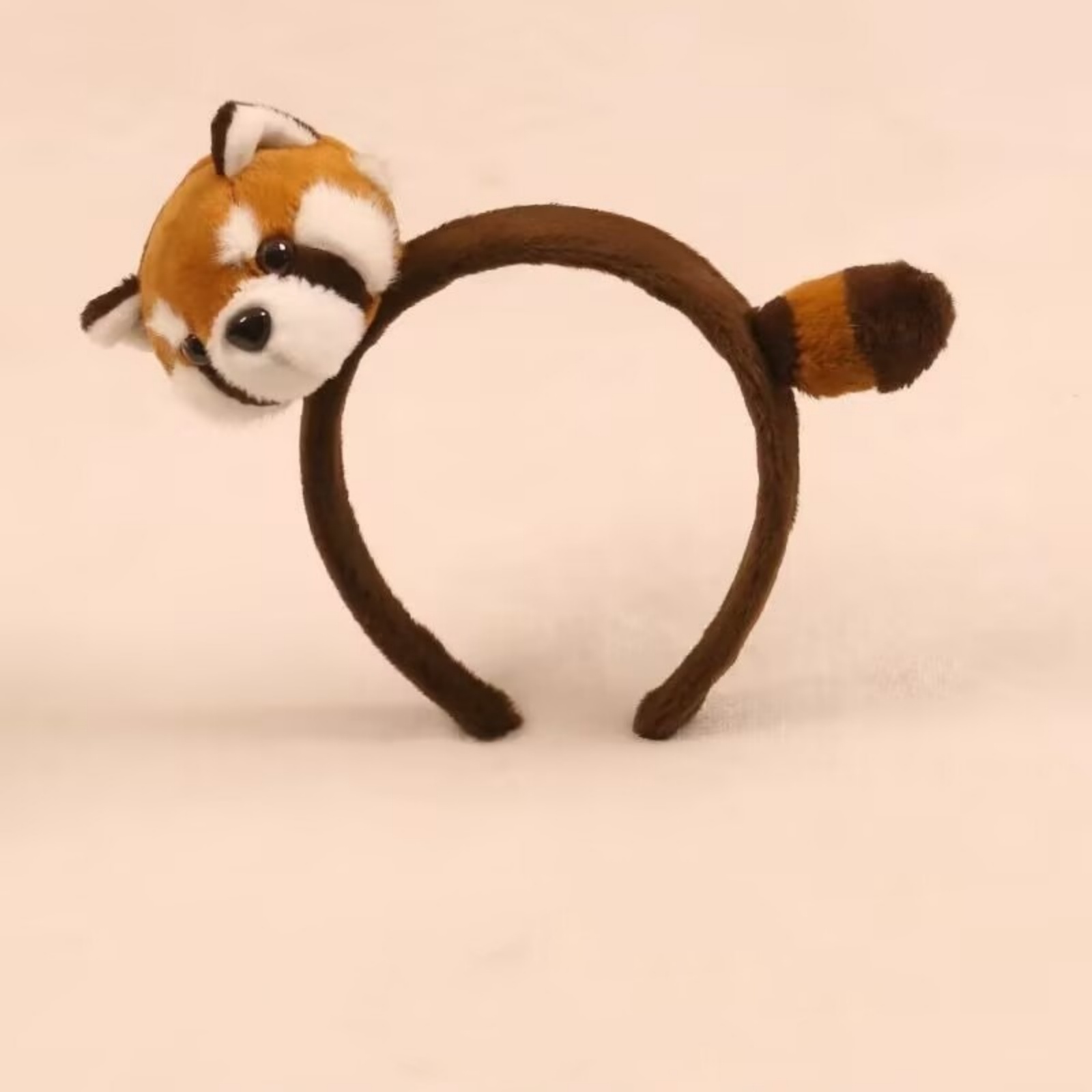 여성용 귀여운 너구리 플러시 헤어밴드 1개: 창의적인  - Tablet Cute Accessories 리뷰 및 가격