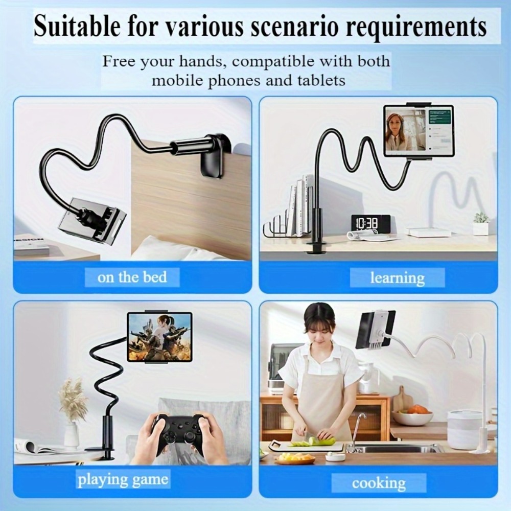 두꺼운 유연한 구즈넥 태블릿 스탠드, 1개 태블릿 및  - Ulefone Tablet Accessories 리뷰 및 가격