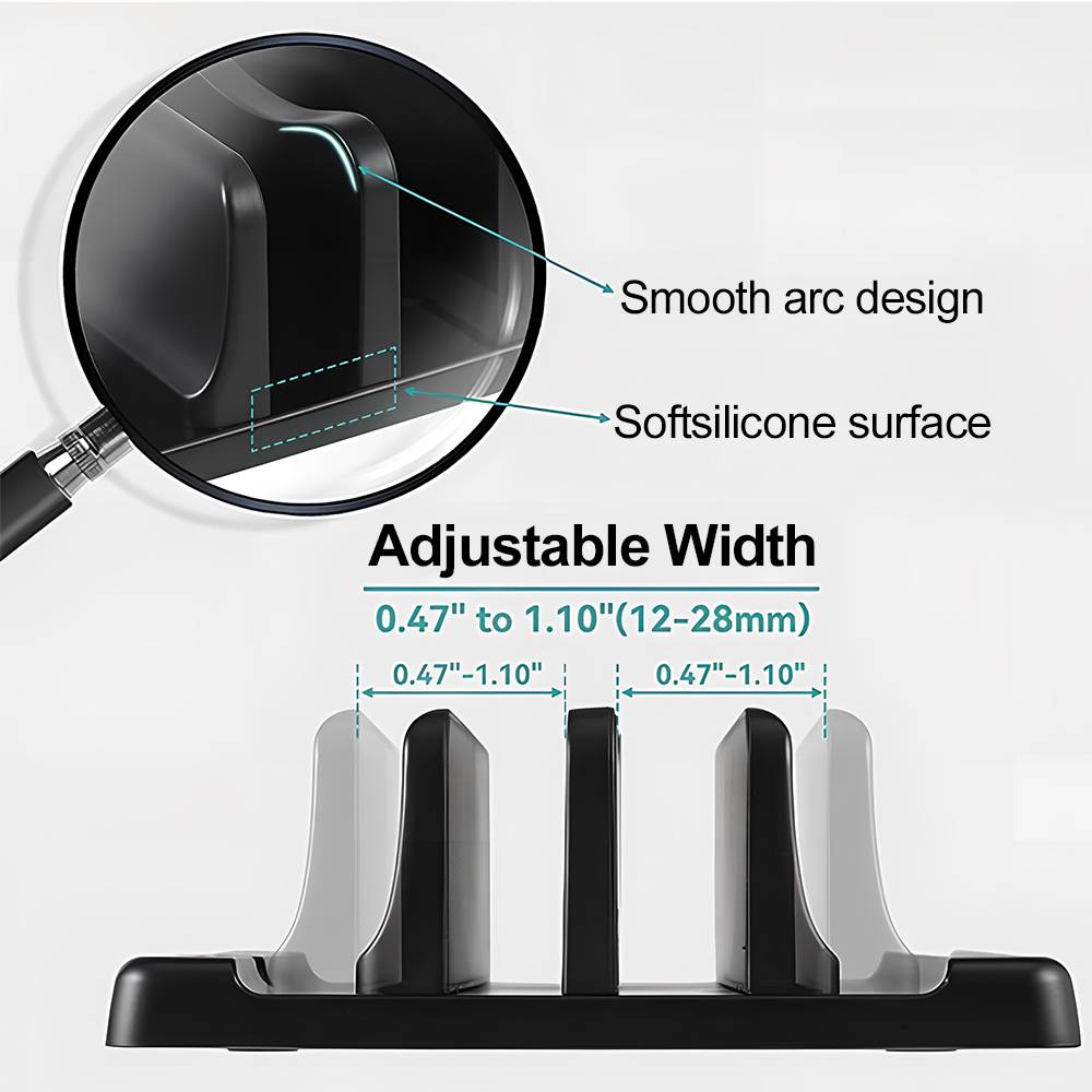 사무실용 ABS 노트북 스탠드 수직형으로 데스크탑 공간 - Laptop Tablet Accessories 리뷰 및 가격