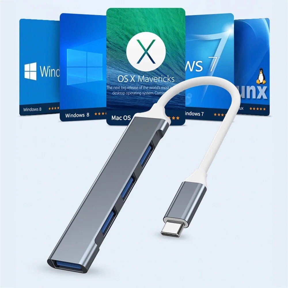 USB 3.0 허브 4포트 USB 허브 고속 타입 C  - Laptop Tablet Accessories 리뷰 및 가격