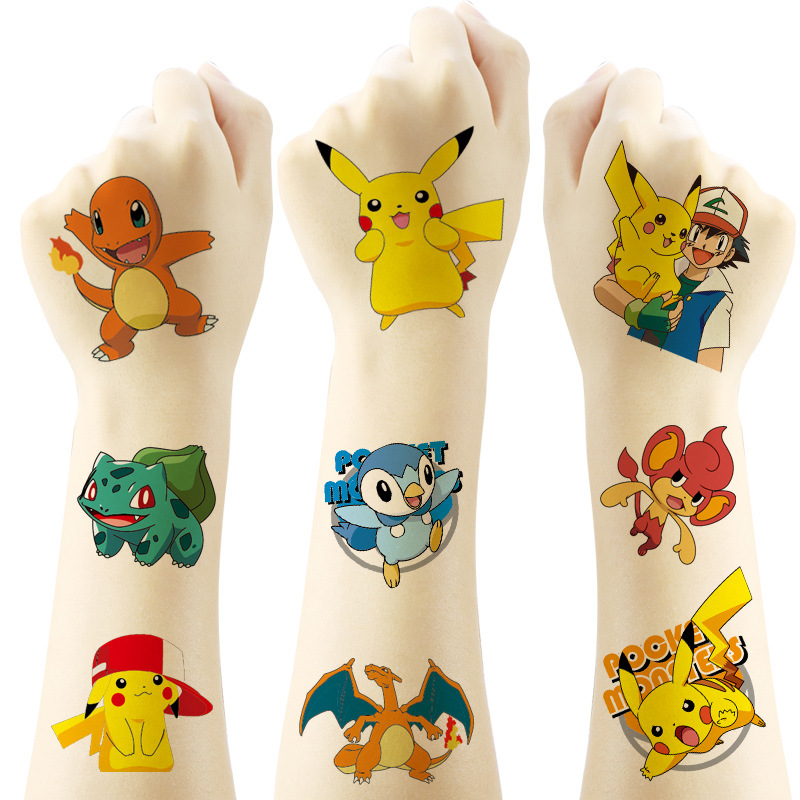 5*5cm 20pcs 포켓몬 피카추 문신 스티커 어린이 - Tablet Cute Accessories 리뷰 및 가격