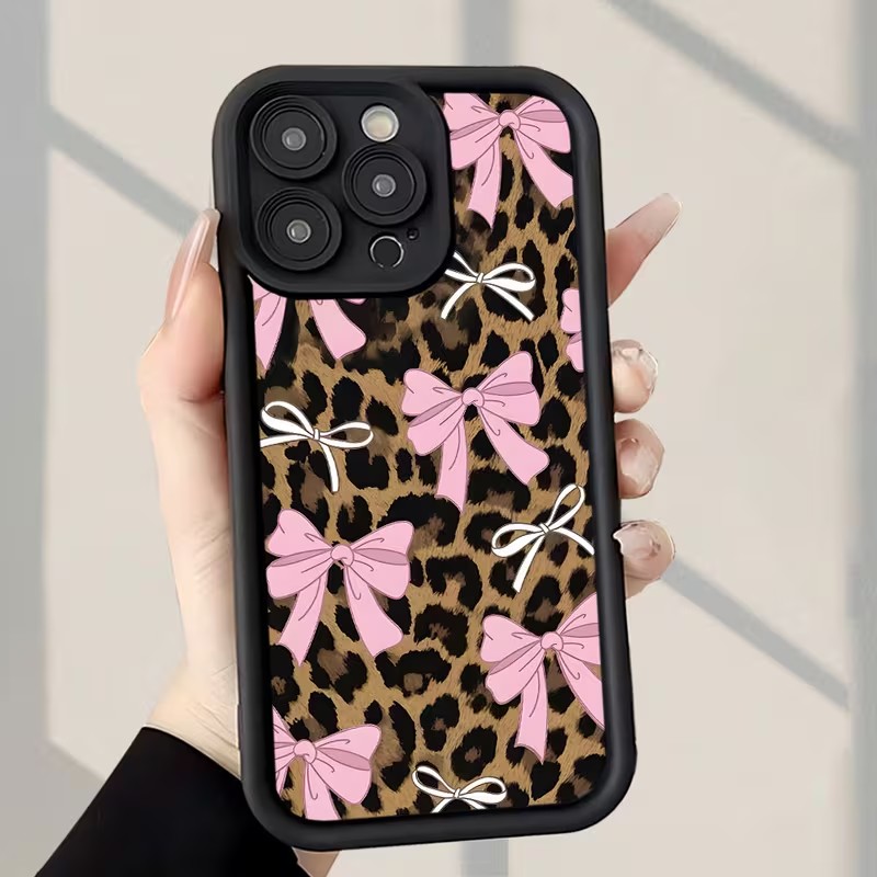 레오파드 프린트 리본 폰 케이스 (아이폰 18, 17, - Apple Iphone 15 리뷰 및 가격