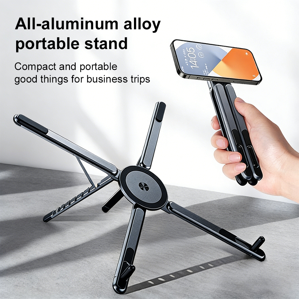 휴대용 자석식 휴대폰 거치대 & 셀카봉 3-in-1 접 - Laptop Tablet Accessories 리뷰 및 가격